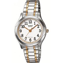 Casio Ladies Two Tone Quartz Dress Watch LTP-1275SG-7B LTP1275SG