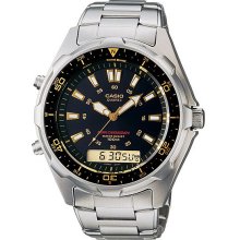 Casio Marine Mens Dual Time Watch AMW-320RD-1A9V AMW320RD
