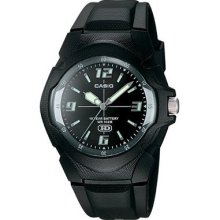 Casio Men's 10-Year Battery Analog Watch - Black