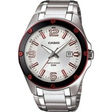 Casio Men's Core MTP1346D-7A1V Silver Stainless-Steel Quartz Watc ...