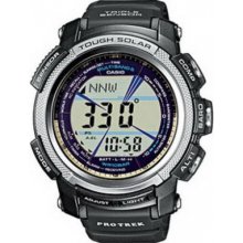 Casio Men's Digital Watch Prw-2000-1Er With Radio Controlled Pro-Trek Solar Powered Resin Strap