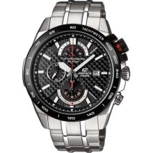 Casio Men's Edifice Carbon Pattern Dial & Black Bezel Chronograph EFR-520SP-1AVEF Watch