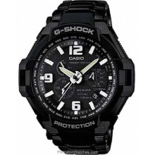 Casio Mens G-Shock Aviator Solar Multi-Band Atomic Chrono GW4000D-1A