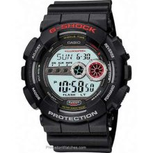 Casio Mens G-Shock XL Super LED Black Resin Digital Display GD100-1A