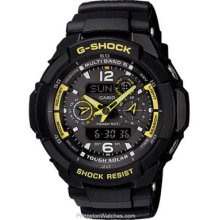 Casio Mens G-Shock Aviation Mutli-Mission Combi Analog GW3500B-1A
