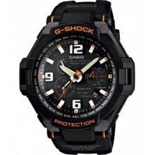 Casio Men's G-Shock Shock Resistant Solar Black Dial Black Strap GW4000-1A