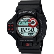 Casio Men's GDF100-1A G-Shock Twin Sensor Multi-Functional Black Resin Digital Sport Watch