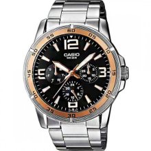 Casio Mens Quartz Analog Day Date Sports Watch MTP-1299D-1AV MTP1299D