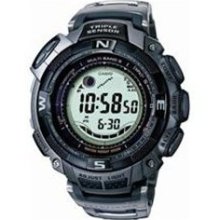 Casio Men's Titanium Ultimate Pathfinder Atomic Solar MultiWatch -Band Digital - Bracelet - PAW1500T-7V