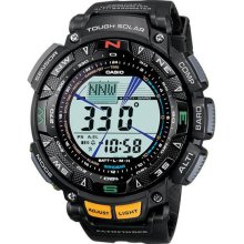 Casio Men's Triple Sensor Solar Pathfinder Digital Resin Strap PAG240-1