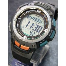 Casio Protrek Triple Sensor Tough Solar Prg-80-1vdr Prg80-1v Uhr X007