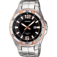 Casio Stainless Steel Analog Men's Watch Mtp-1305d-1 Mtp-1305d-1av