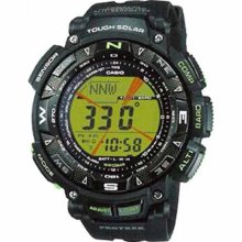 Casio Triple Sensor Solar Pathfinder Mens Watch Pag2401b