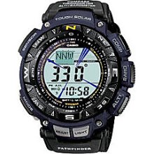 Casio Triple Sensor Solar Pathfinder Digital Mens Watch PAG240-1V