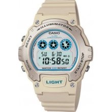 Casio #W214H-8AV Men's Chronograph Alarm LCD Digital Sports Watch