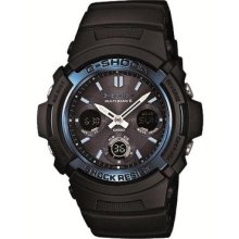 Casio Watch Shock Tough Solar Radio Clock Awg-m100a-1ajf Men