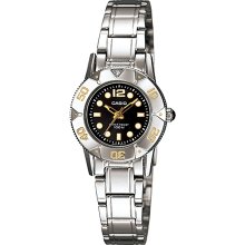 Casio Women's Core LTD2001D-1AV Silver Stainless-Steel Quartz Wat ...