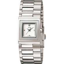 Casio Women's Core LTP1317D-7C Silver Stainless-Steel Quartz Watch with White Dial