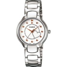 Casio Women's Core LTP1337D-7A2 Silver Stainless-Steel Quartz Wat ...