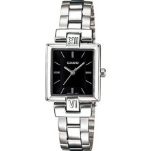 Casio Women's Core LTP1354D-1C Silver Stainless-Steel Quartz Watc ...