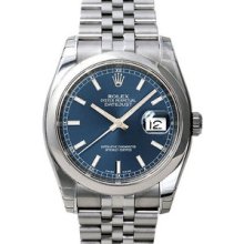 Certified Pre-Owned Rolex Datejust 36mm Steel Mens Watch 16200