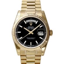Certified Pre-Owned Rolex Day-Date President Gold Mens Watch 118238