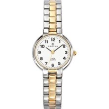 Certus Paris Women's Two-tone Stainless Steel/ Brass White Dial Watch