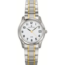 Certus Paris Women's Two-tone Stainless Steel White Dial Date Wat ...