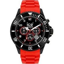 CH.BR.B.S Ice-Watch Ice-Chrono Black Red Watch