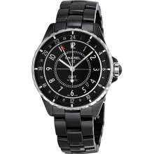 Chanel J12 Automatic GMT Black High-Tech Ceramic Ladies Watch H3102