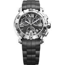 Chopard Happy Sport Chronograph Mens Watch Black Dial 288499-3011