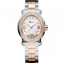 Chopard Happy Sport Oval Medium Steel Watch 278546-6004