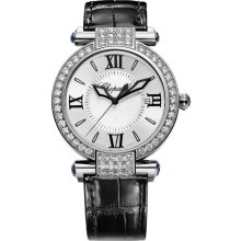 Chopard Imperiale Quartz 36mm White Gold Diamond Watch 384221-1001