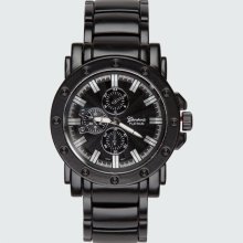 Chronograph Watch Black/Black One Size For Men 18777517801