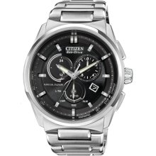 Citizen BL5480-53E Men's Perpetual Calendar Chronograph Black Dial Eco