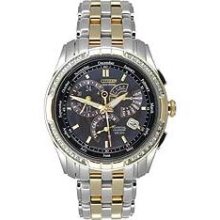 Citizen BL8044-59E Watch Calibre 8700 Perpetual Calendar Mens - Black Dial Stainless Steel Case Quartz Movement