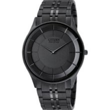 Citizen Black Gents Eco Drive Bracelet