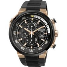 Citizen Black Men's Eco-Drive Endeavor Chronograph