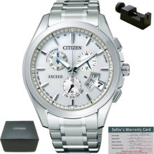Citizen Ebs74-5101 Exceed Eco Drive Solar Atomic Perfex Multi 3000 Watch