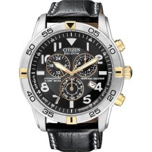 Citizen Eco-Drive Alarm Chronograph Perpetual Mens Watch BL5476-00E