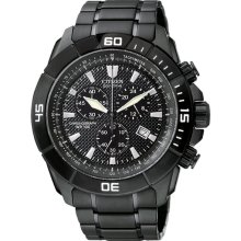 Citizen Eco Drive Black Plated Watch AT0815-51E