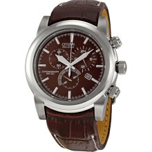 Citizen Eco-Drive Chronograph Mens Watch AT0550-11X