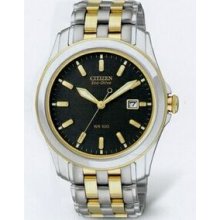 Citizen Eco Drive Men`s 2-tone Wr100 Water Resistant Watch (39 Mm Case)