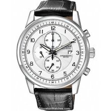 Citizen Eco-Drive Mens Sport Chronograph Textured Dial CA0331-05A