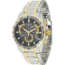 Citizen Eco-Drive Mens Perpetual Calendar Radio Control Alarm Watch AT4004-52E