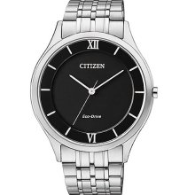 Citizen Eco-Drive Mens Sports Watch Black Dial AR0070-51E