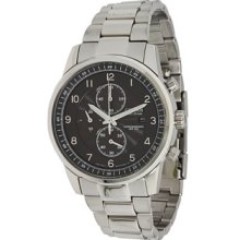 Citizen Eco-Drive Mens Sport Chronograph Black Textured CA0330-59E