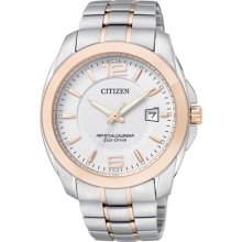 Citizen Eco-drive Perpetual Calendar Japan Dual Tone 100m Watch Bl1248-57a