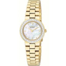 Citizen Eco-Drive Silhouette Crystal Ladies Watch EW9822-59D