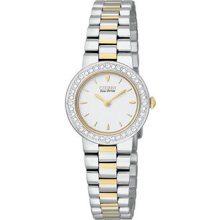 Citizen Eco Drive Silhouette Crystal Ladies' Bracelet Dial EW9824-53A